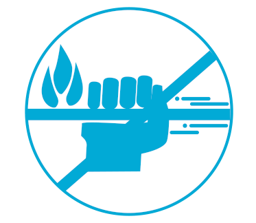 Reduced line-hand friction symbol